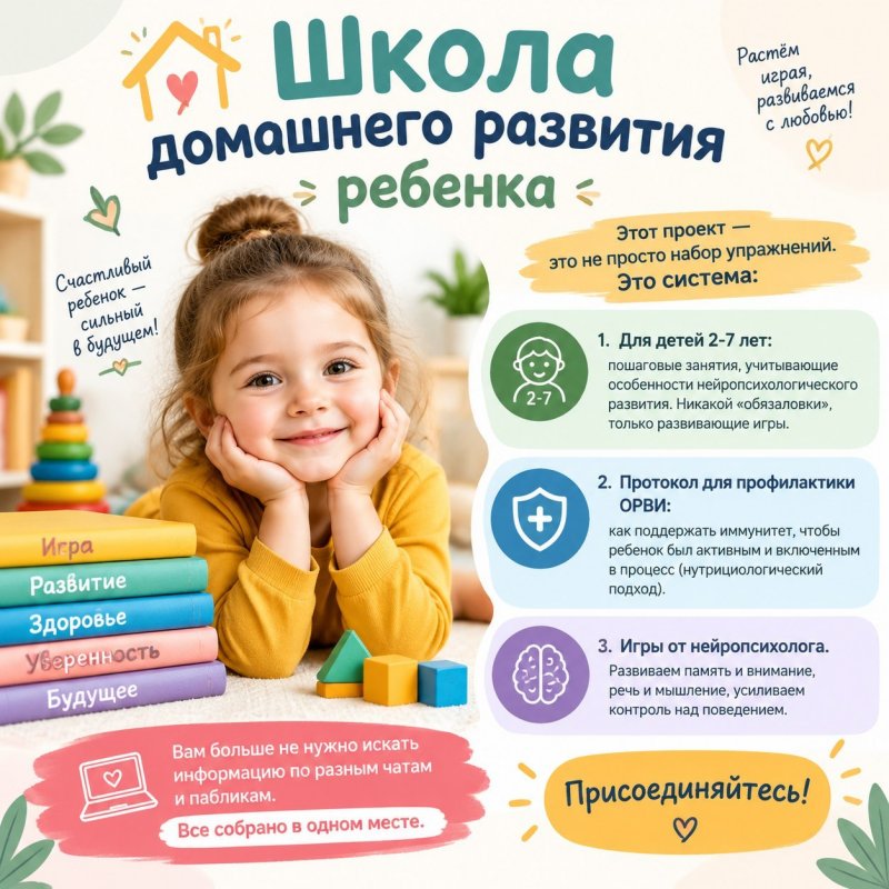 Школа домашнего развития детского нейропсихолога